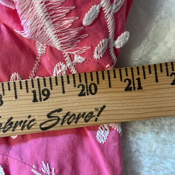 Talbots Graceful Garden Shift Dress Pink Size 14 - Picture 12 of 14